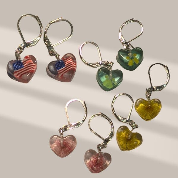 Assorted Dainty Heart Earrings