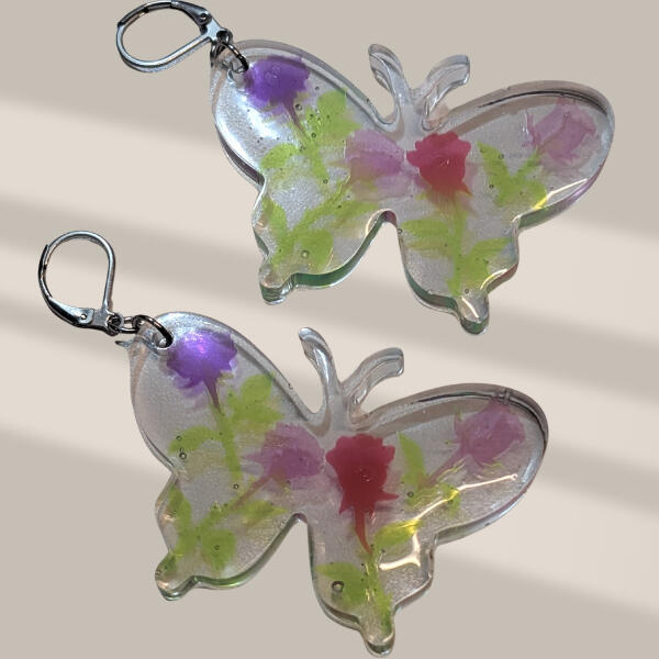 Butterflies with Flowers