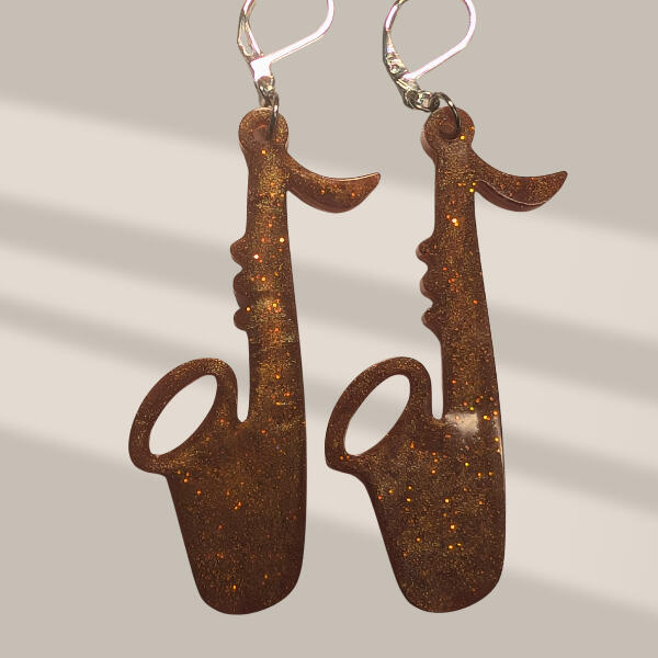 Saxophone Earrings