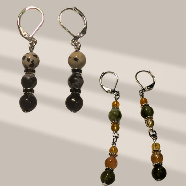 Natural Stone Earrings