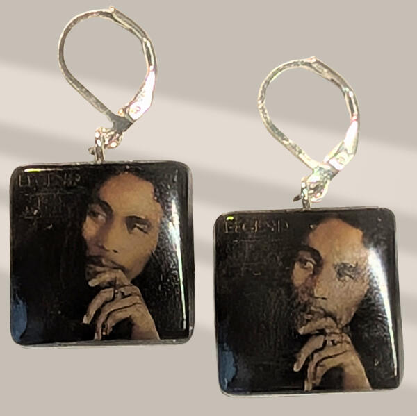 Bob Marley - Legend - Record Album Earrings