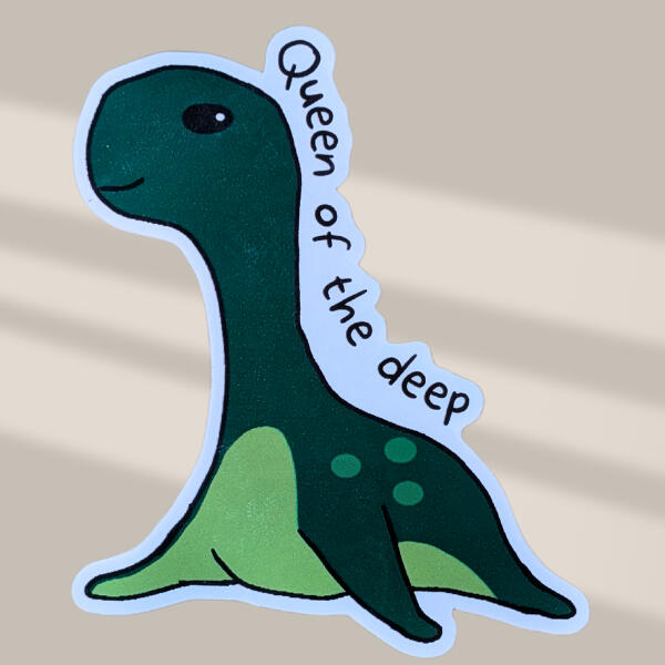 Queen of the Deep Vinyl Sticker